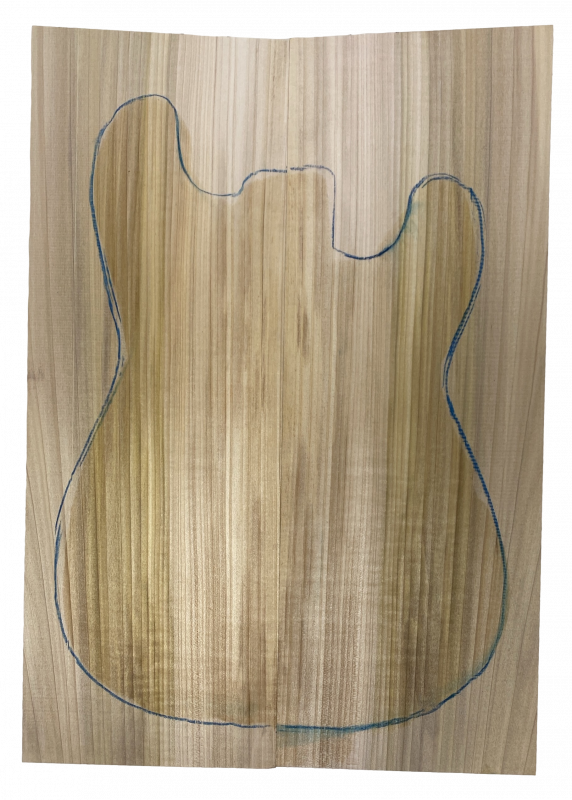 Body Tulipwood, Prime AA, 2-teilig bookmatched