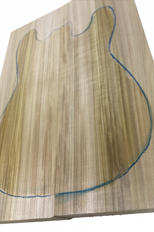 Body Tulipwood, Prime AA, 2-teilig bookmatched