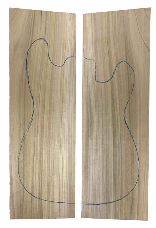 Body Tulipwood, Prime AA, 2-teilig bookmatched