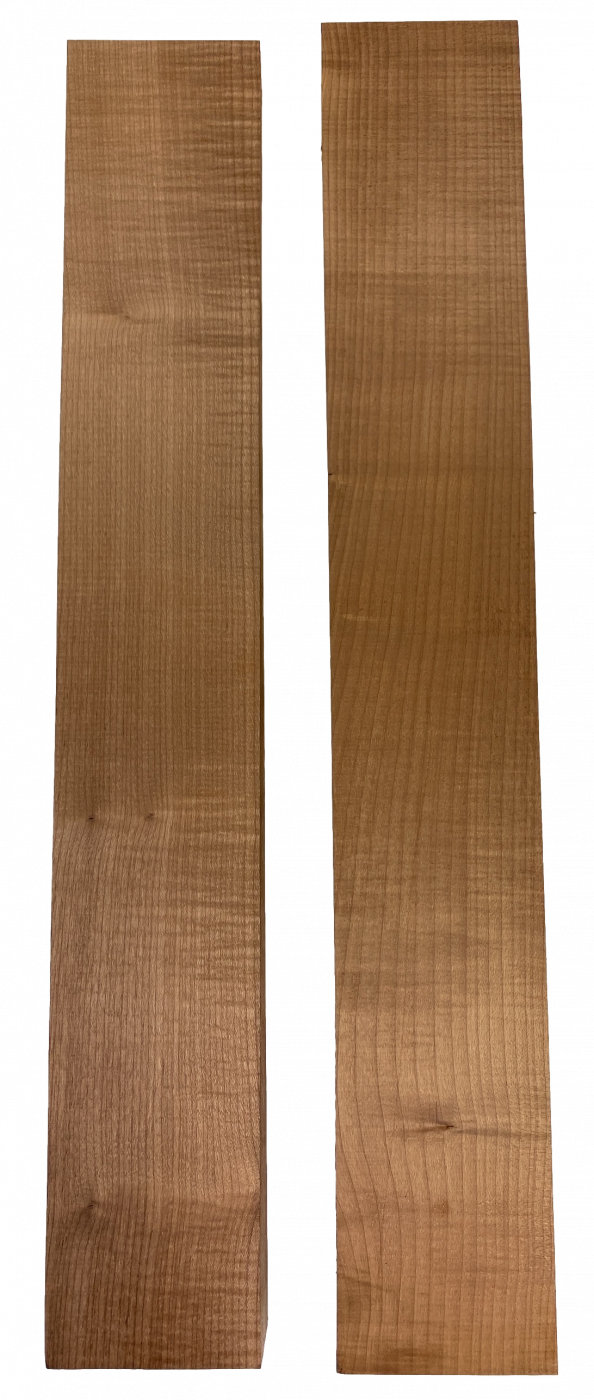 Hals Ahorn, europ. A schlicht mit Punktästen, "Schoko" 720x100x45mm