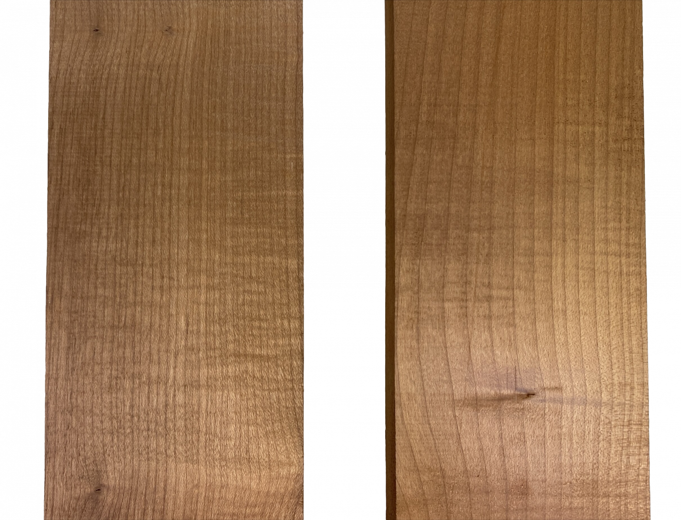 Hals Ahorn, europ. A schlicht mit Punktästen, "Schoko" 720x100x45mm