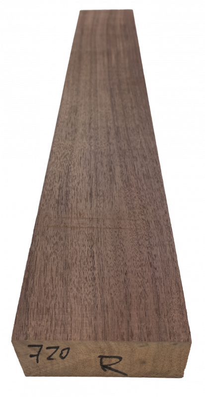 Neck Walnut American, AA Prime QS 720x100x49mm