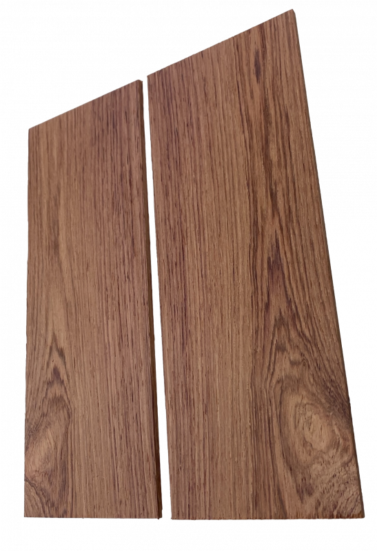 Head Stock Veneer Honduras Rosewood light, 2pcs. bookmatched