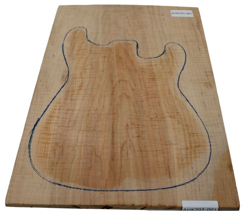 Top Ahorn, West Coast Maple 1-tlg. 585x375x11mm Einzelstück #001