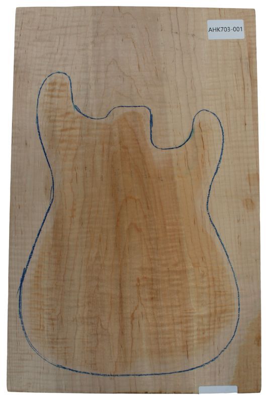 Top Ahorn, West Coast Maple 1-tlg. 585x375x11mm Einzelstück #001