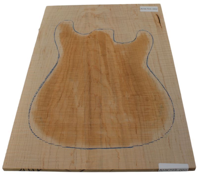 Top Ahorn, West Coast Maple 1-tlg. 585x375x11mm Einzelstück #002