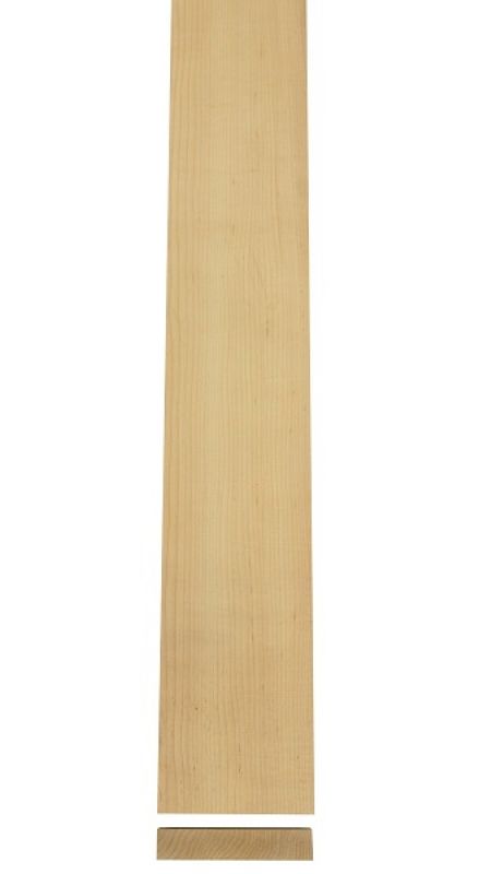 Neck Michigan Maple, plain A, quarter-sawn 1180x105x30mm