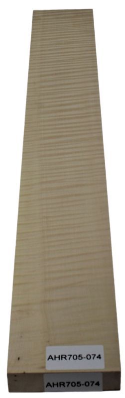 Neck Sycamore / European Maple, curly half-/quarter-sawn 885 x 110 x 27mm - FSC®100% Unique Piece #074