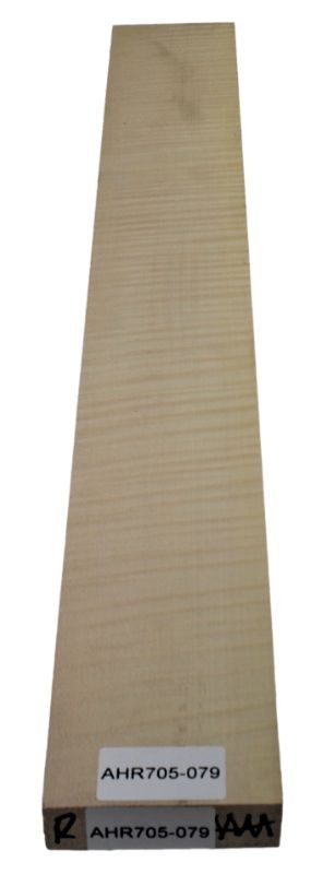 Neck Sycamore / European Maple, curly half-/quarter-sawn 884 x 105 x 29mm - FSC®100% Unique Piece #079