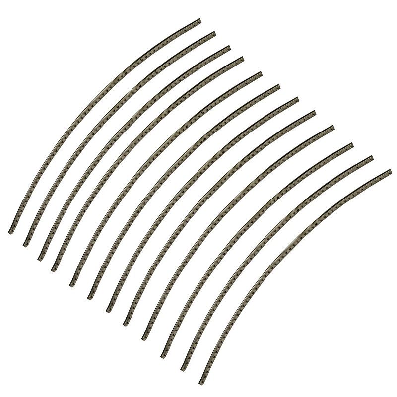 Set of 12 Fret Wire Nickel Silver width: 3 mm, curved