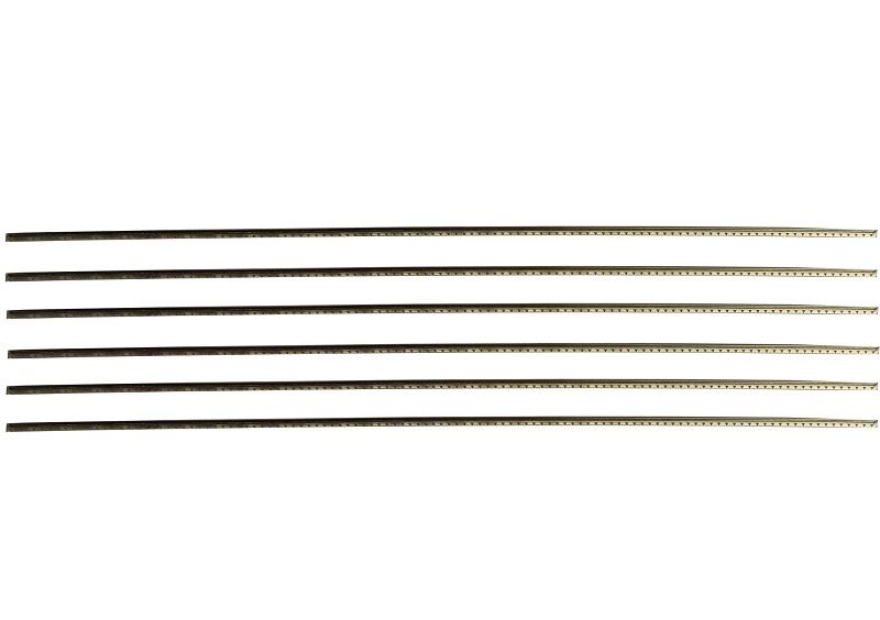 Set of 6 Fret Wire Nickel Silver width: 3 mm   straight, unbent