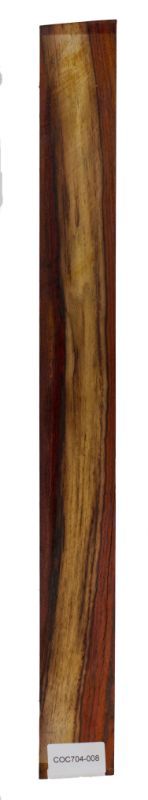 Griffbrett Cocobolo 735 x 75 x 11 mm Einzelstück #008