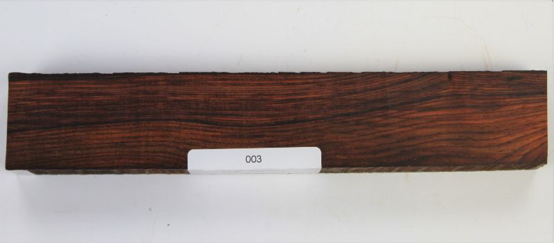 Steg Cocobolo 230 x 40 x 23 mm Einzelstück #003