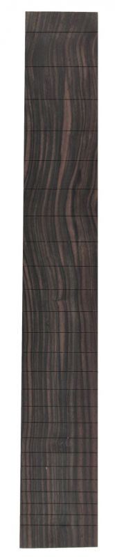 Fretboard Makassar Ebony, scale length 648mm x 22 frets