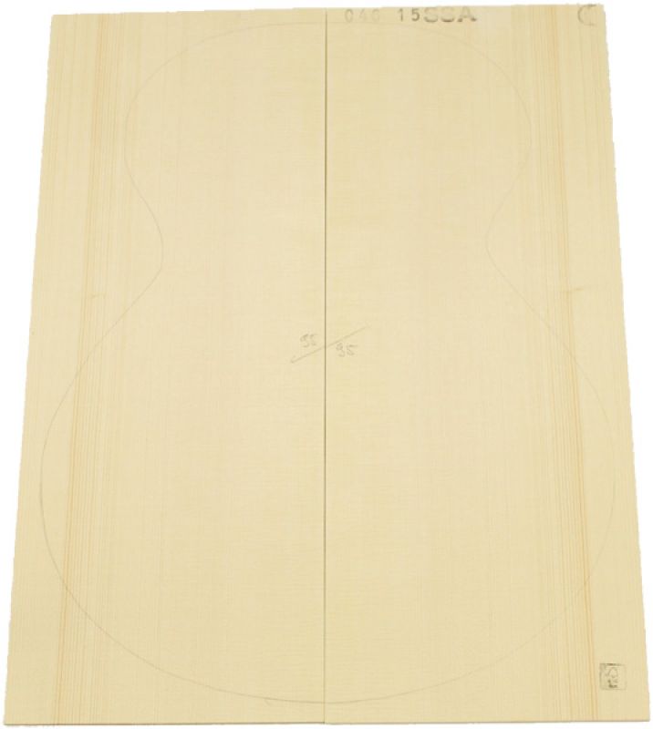 Gitarrendecke Fichte Florinett A Western Haselfichte FSC100%
