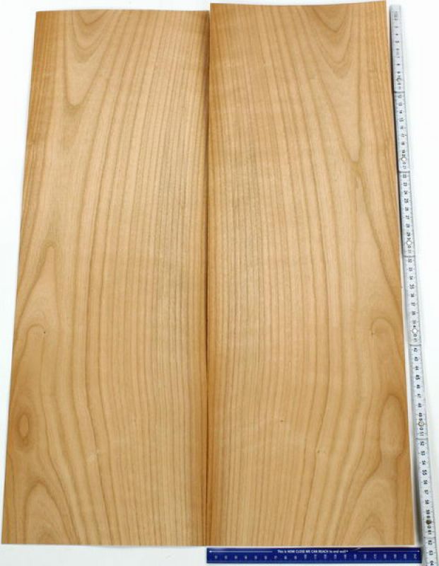 Veneer for Bodies Cherry A, bookmatched, 2-pcs. 560x180x0.6mm - FSC®100%