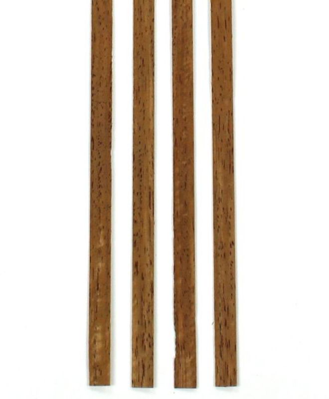 Veneer for Bindings Curly Pacific Rosewood, 1 set = 4-pcs. 850x10x0.6mm