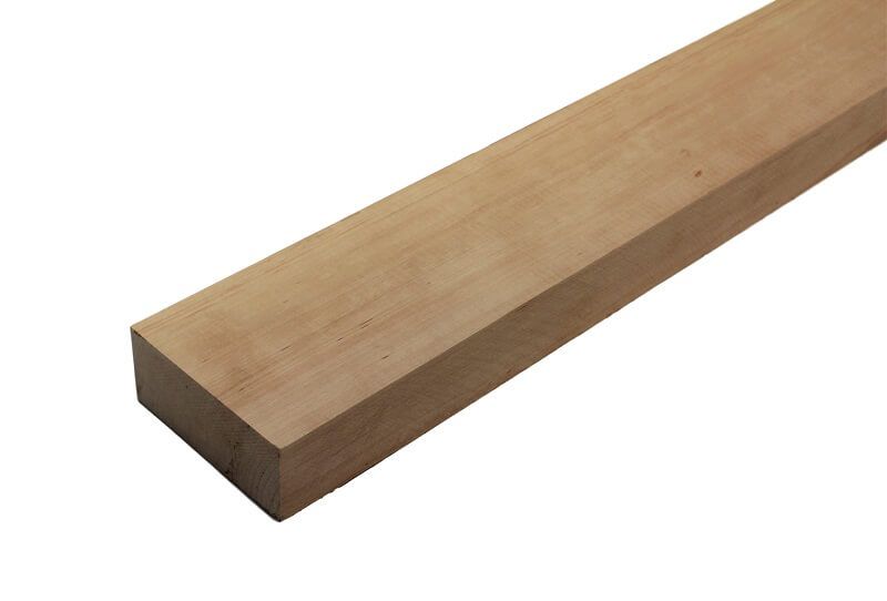 Neck European Red Alder quarter-sawn 870x100x48mm