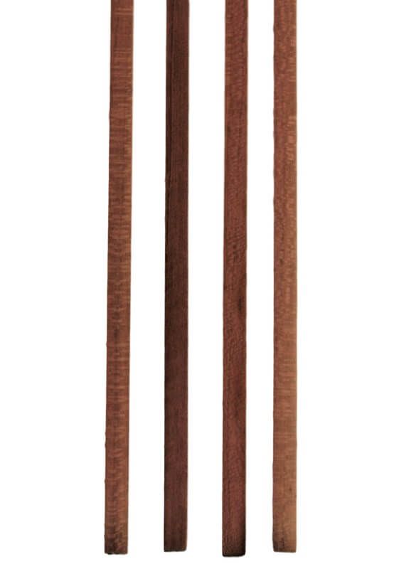 Binding Wood Plumwood, 1 set = 4 pcs. 820x3x6mm