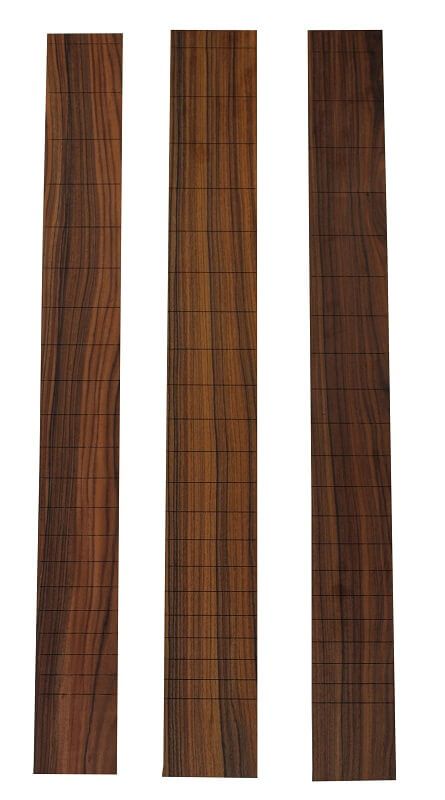 Fretboard Santos Rosewood AA slotted 864 x 20 frets