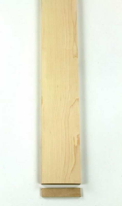 Neck Michigan Maple, plain A, half quarter-sawn 1100x110x48mm