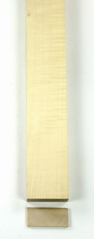 Neck Sycamore / Europ. Maple, curly AA, HQS  710x82x26mm