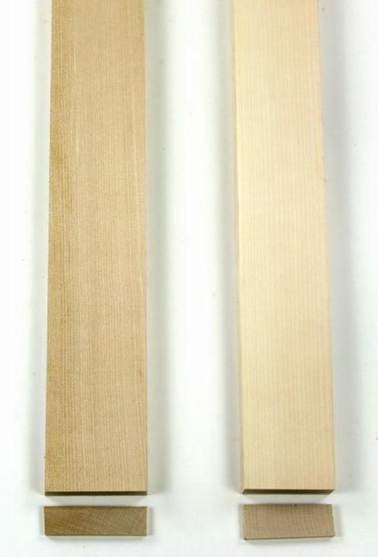 Neck Sycamore / Europ. Maple, flamed AA QS, 1180x110x48mm