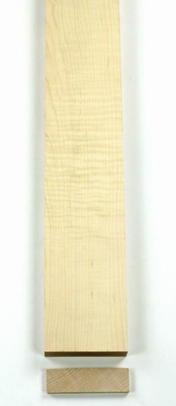 Hals Ahorn, europ. geriegelt AAA, Rift, 1180x100x28mm