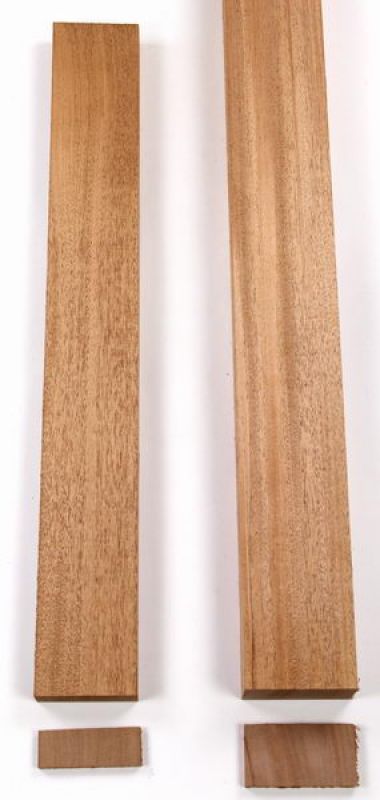 Neck Khaya Mahagony, plain, QS 720x85x49mm