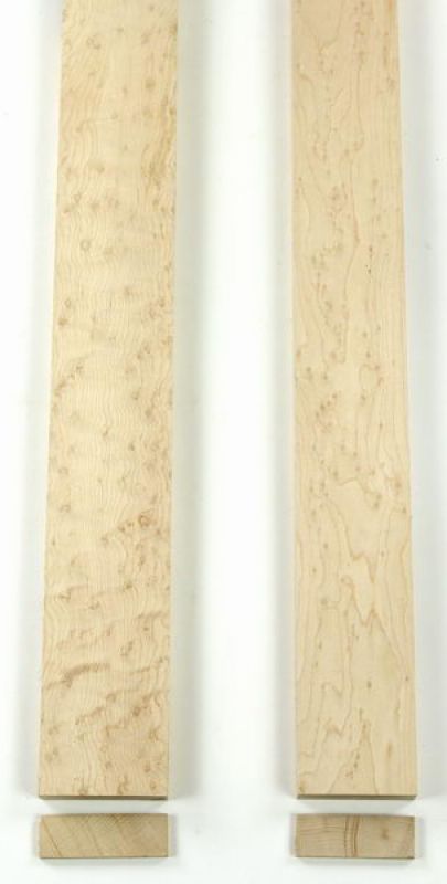 Neck Bird's Eye Maple white AA,  870x110x24mm