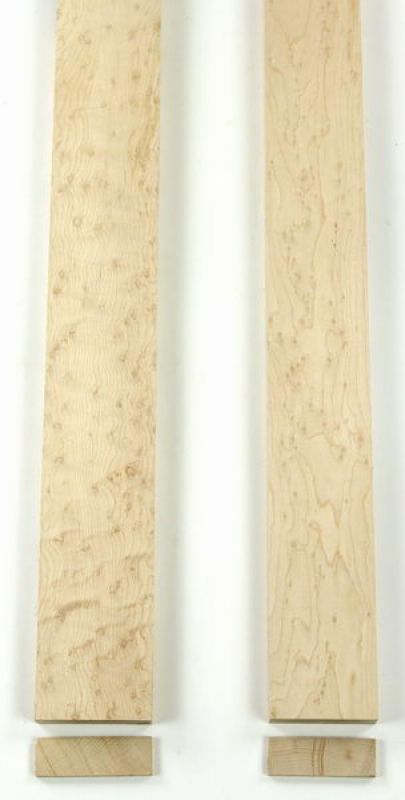 Neck Bird's Eye Maple white AA,  1180x110x24mm