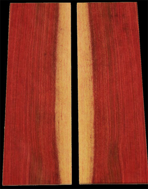 Head Stock Veneer Red Heart, bookmatched with sapwood - FSC®100%