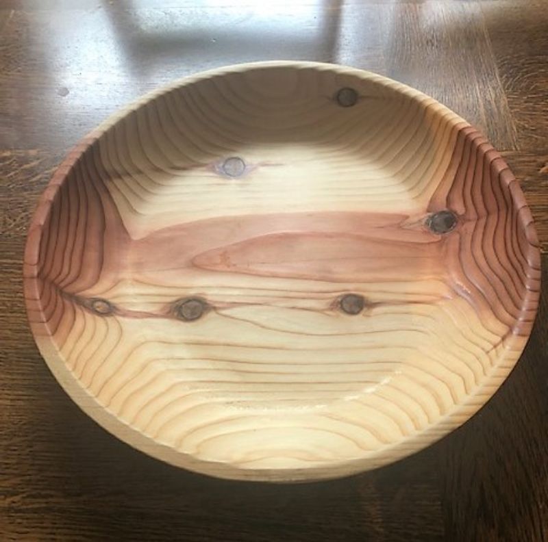 Schalenrohling Redwood/ Mammutbaum  400x400x50mm