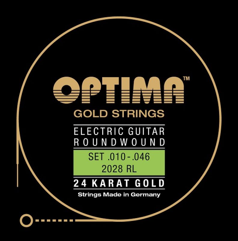 Gitarrensaiten E-Gitarre 24K GOLD STRINGS Satz regular light