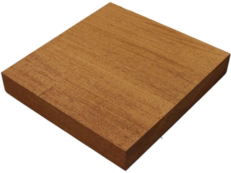 Schalenrohling Mahagoni, echtes  250x250x80mm