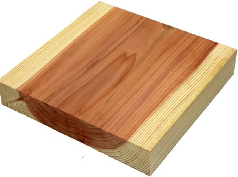 Schalenrohling Redwood  400x400x110mm