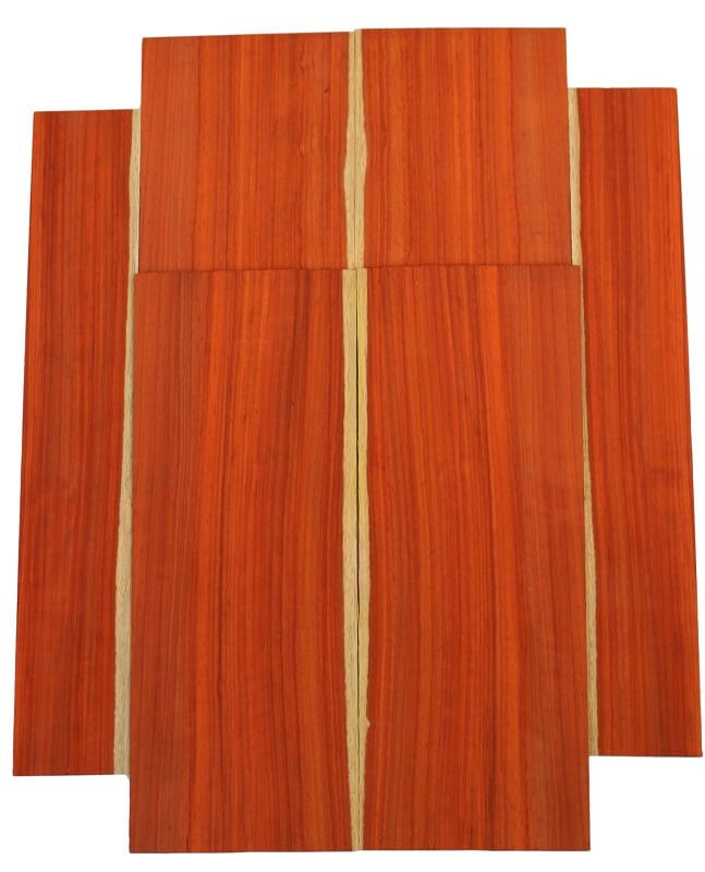 Set Padouk, red with sapwood for Concert Ukulele - FSC®100%