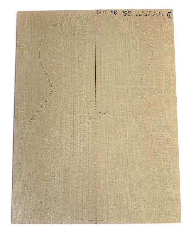 Gitarrendecke Fichte Florinett AAA, Western Haselfichte FSC100%