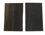 Head Stock Veneer African Ebony black with streaks 230x97x3mm